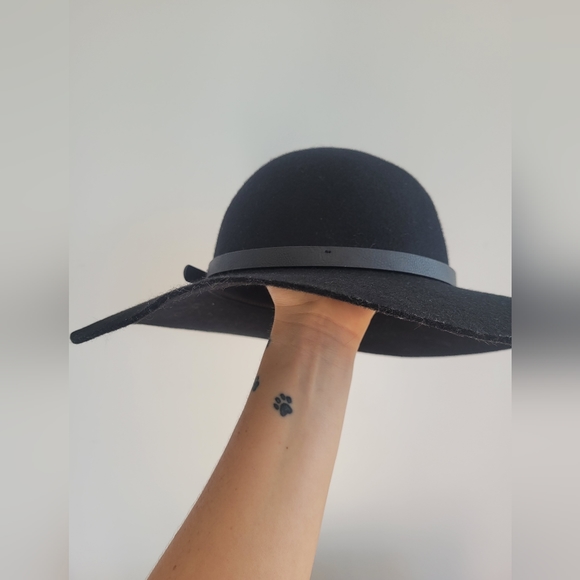 Wool large brim floppy hat - Picture 1 of 4